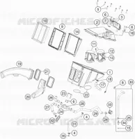FILTRE A AIR pour KTM 1290 SUPER ADVENTURE S ORANGE de 2019