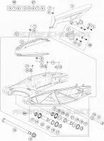 BRAS OSCILLANT  pour KTM 1290 SUPER ADVENTURE R TKC de 2019