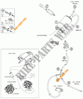 EVAPORATIVE CANISTER pour KTM 990 SUPER DUKE ORANGE de 2009