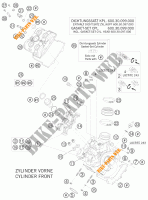 CULASSE AVANT pour KTM 990 SUPER DUKE ORANGE de 2009