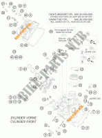 CULASSE AVANT pour KTM 990 SUPER DUKE WHITE de 2009