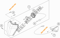 PHARE / FEU ARRIERE pour KTM 350 XCF-W de 2020