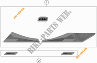 AUTOCOLLANTS pour KTM 250 XC-W TPI de 2020