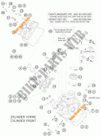 CULASSE AVANT pour KTM 990 SUPER DUKE WHITE de 2009