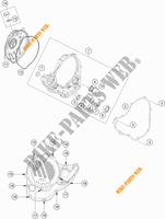 CARTER EMBRAYAGE pour KTM 250 EXC-F - CKD de 2020