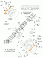CULASSE AVANT pour KTM 990 SUPER DUKE ORANGE de 2008