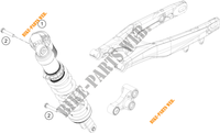 AMORTISSEUR pour KTM 350 SX-F de 2020