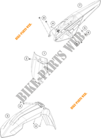 PLASTIQUES pour KTM 350 SX-F de 2020