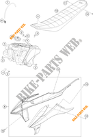 RESERVOIR / SELLE pour KTM 350 SX-F de 2019
