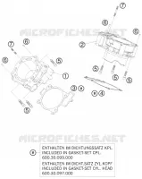 CYLINDRE pour KTM 990 SUPER DUKE BLACK de 2008