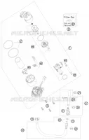 POMPE A ESSENCE pour KTM 990 SUPER DUKE BLACK de 2008