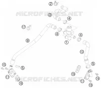 SECONDARY AIR SYSTEM SAS pour KTM 990 SUPER DUKE BLACK de 2008