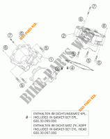 CYLINDRE pour KTM 990 SUPER DUKE ANTHRACITE de 2007
