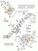 CULASSE AVANT pour KTM 990 SUPER DUKE ANTHRAZIT de 2007