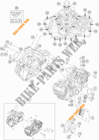 CARTER MOTEUR pour KTM 1290 SUPER DUKE R ORANGE de 2021