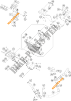CIRCUIT DE REFROIDISSEMENT pour KTM 390 DUKE WHITE de 2021