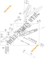 BRAS OSCILLANT  pour KTM 390 DUKE SILVER - B.D. de 2021