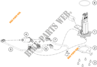 POMPE A ESSENCE pour KTM 390 DUKE WHITE de 2021