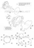 CARTER EMBRAYAGE pour KTM 990 SUPER DUKE BLACK de 2007