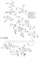 MECANISME DE SELECTION DE VITESSES pour KTM 990 SUPER DUKE BLACK de 2007