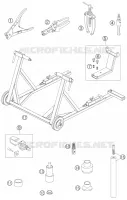 OUTILLAGE SPECIFIQUE pour KTM 990 SUPER DUKE BLACK de 2007