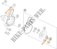 POMPE A EAU pour KTM 390 DUKE SILVER - B.D. de 2021