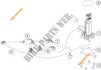 POMPE A ESSENCE pour KTM 390 DUKE SILVER - B.D. de 2021