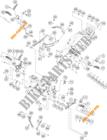 CADRE pour KTM 390 DUKE SILVER - B.D. de 2021