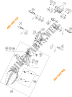 PHARE / FEU ARRIERE pour KTM 390 DUKE WHITE - B.D. de 2021