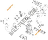 ECHAPPEMENT pour KTM 390 DUKE WHITE - B.D. de 2021