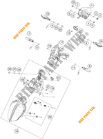 PHARE / FEU ARRIERE pour KTM 390 DUKE SILVER - B.D. de 2021