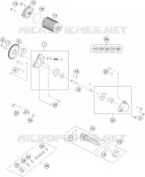 POMPE A HUILE pour KTM 250 DUKE WHITE NON ABS - IKD de 2020