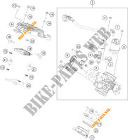 BOITIER PAPILLON INJECTION pour KTM 250 DUKE WHITE - B.D. de 2020