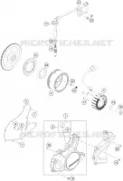 ALLUMAGE pour KTM 200 DUKE NON ABS WHITE - B.D. de 2021