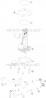 POMPE A ESSENCE pour KTM 200 DUKE NON ABS WHITE - B.D. de 2021