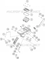 FILTRE A AIR pour KTM 200 DUKE ABS ORANGE - CKD de 2021