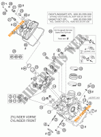 CULASSE AVANT pour KTM 990 SUPERDUKE TITANIUM de 2006