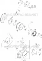 ALLUMAGE pour KTM 200 DUKE WHITE ABS - CKD de 2020