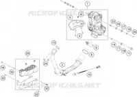 ECHAPPEMENT pour KTM 200 DUKE WHITE ABS - CKD de 2020