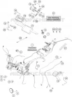 FAISCEAU ELECTRIQUE pour KTM 200 DUKE WHITE ABS - CKD de 2020