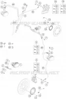 SYSTEME DE FREIN ABS pour KTM 200 DUKE WHITE ABS - CKD de 2020