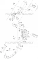 ECHAPPEMENT pour KTM 250 ADVENTURE BLACK - IKD de 2021