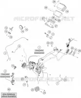 FAISCEAU ELECTRIQUE pour KTM 250 ADVENTURE BLACK - IKD de 2021