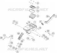 FILTRE A AIR pour KTM 250 ADVENTURE BLACK - IKD de 2021