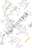 PLASTIQUES pour KTM 390 ADVENTURE ORANGE - CKD de 2021