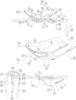COUVERCLE pour KTM 390 ADVENTURE ORANGE - B.D. de 2021