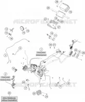 FAISCEAU ELECTRIQUE pour KTM 390 ADVENTURE ORANGE - B.D. de 2021
