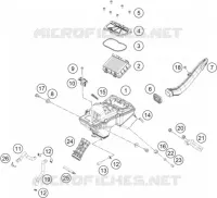 FILTRE A AIR pour KTM 390 ADVENTURE ORANGE - B.D. de 2021