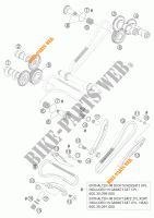 DISTRIBUTION pour KTM 990 SUPERDUKE TITANIUM de 2006