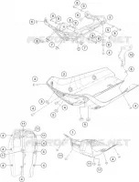 COUVERCLE pour KTM 390 ADVENTURE ORANGE - B.D. de 2021